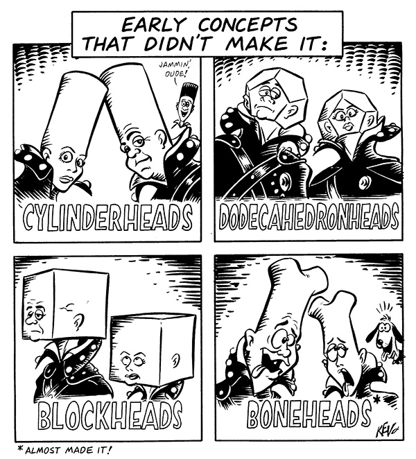  "Coneheads" cartoon